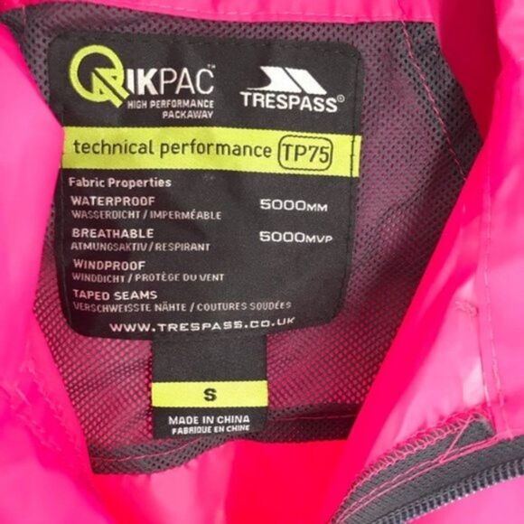 Trespass Technical Performance Waterproof Jacket - Picture 4 of 7